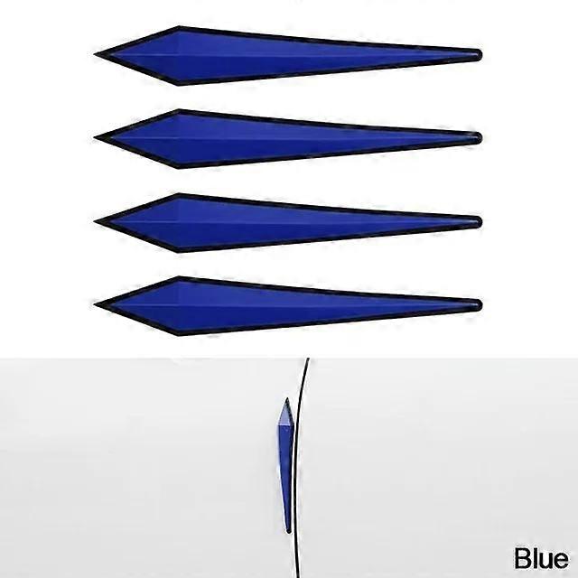 4pcs רכב נגד שריטות מדבקת מגן גוף פגוש הגנה נגד התנגשות דלת מראה אחורית קצה מגן רצועת גומי
