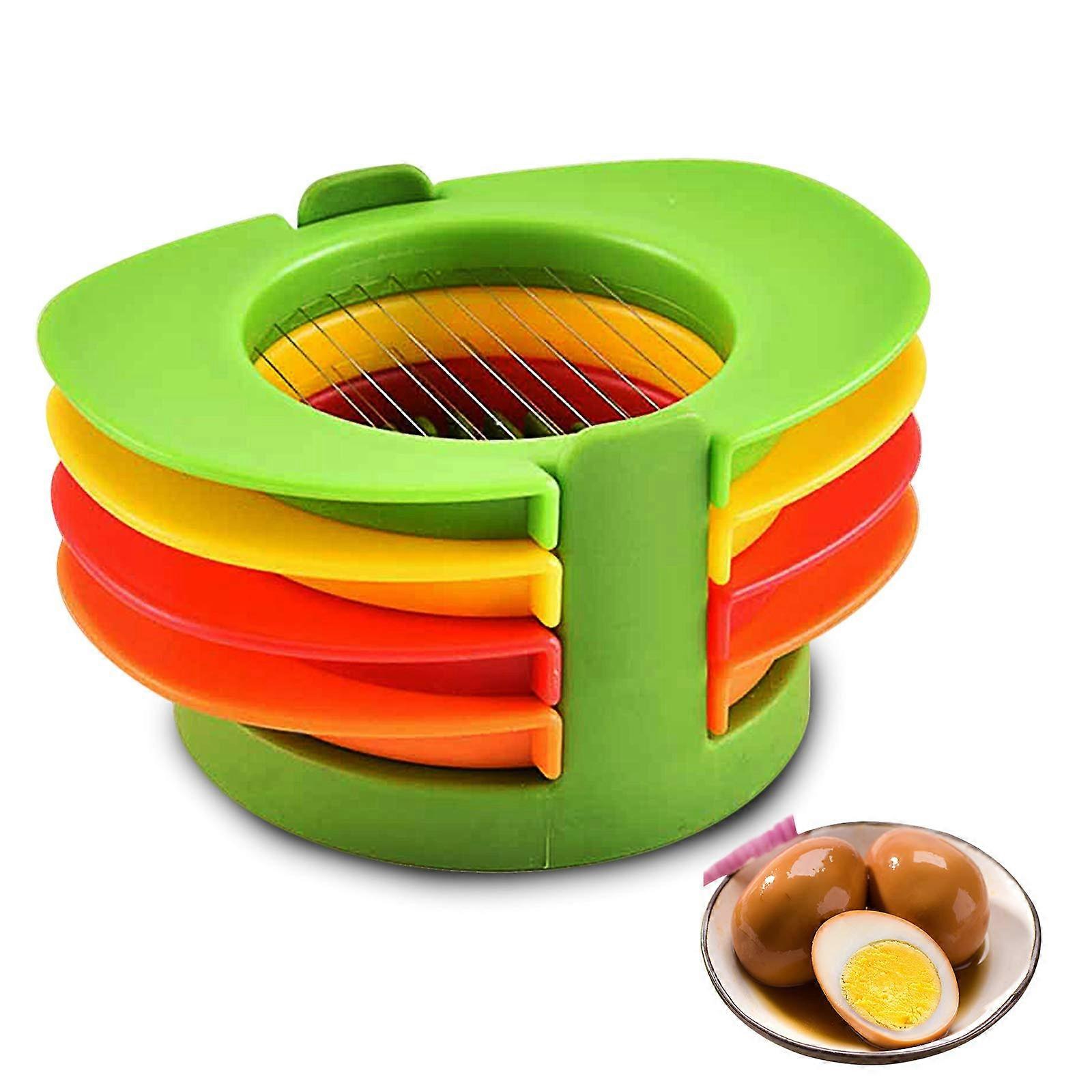 4-in-1 Egg Slicer - Stainless Steel Multi-Function Tool
