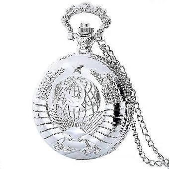 Vinta Pocket Rss Soviet S Falce Fob Watchsilver