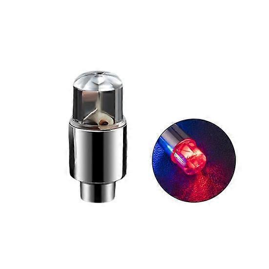 8Pcs Luminous Valve Stem Caps Car Hub LED Lights Super Bright Waterproof Auto On/Off Enhanced Visibility Universal Tire Valve Caps
