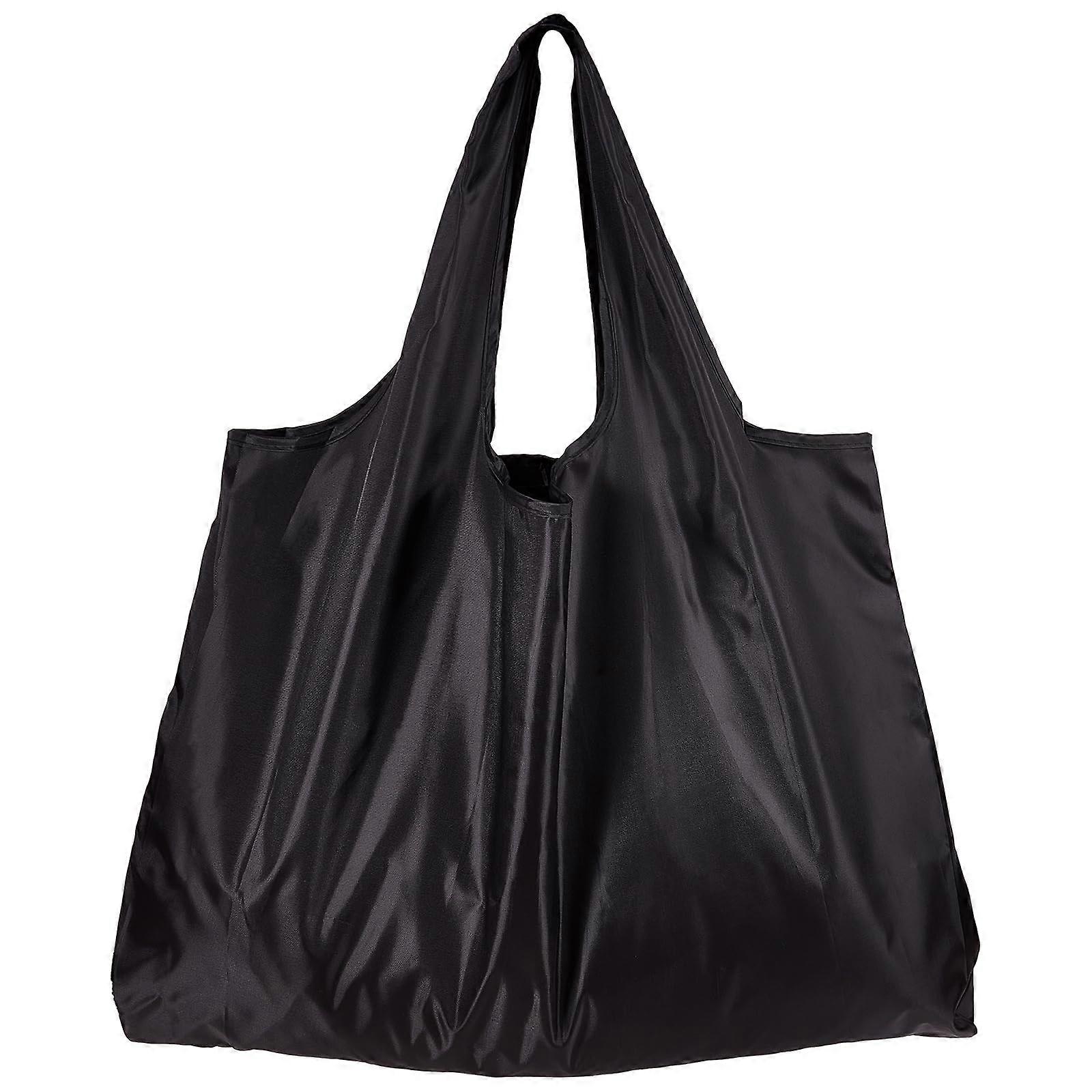 Foldable Nylon Reusable Grocery Tote Bags for Shopping | Compact Lightweight Storage Solution in Various Colors