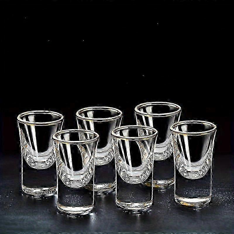 6pcs, 15ml/0.5oz Mini Shot Glasses suitable for Bar, Pub, Club, Restaurant, and Home Use - Perfect suitable for Enjoying Your Favorite Drinks