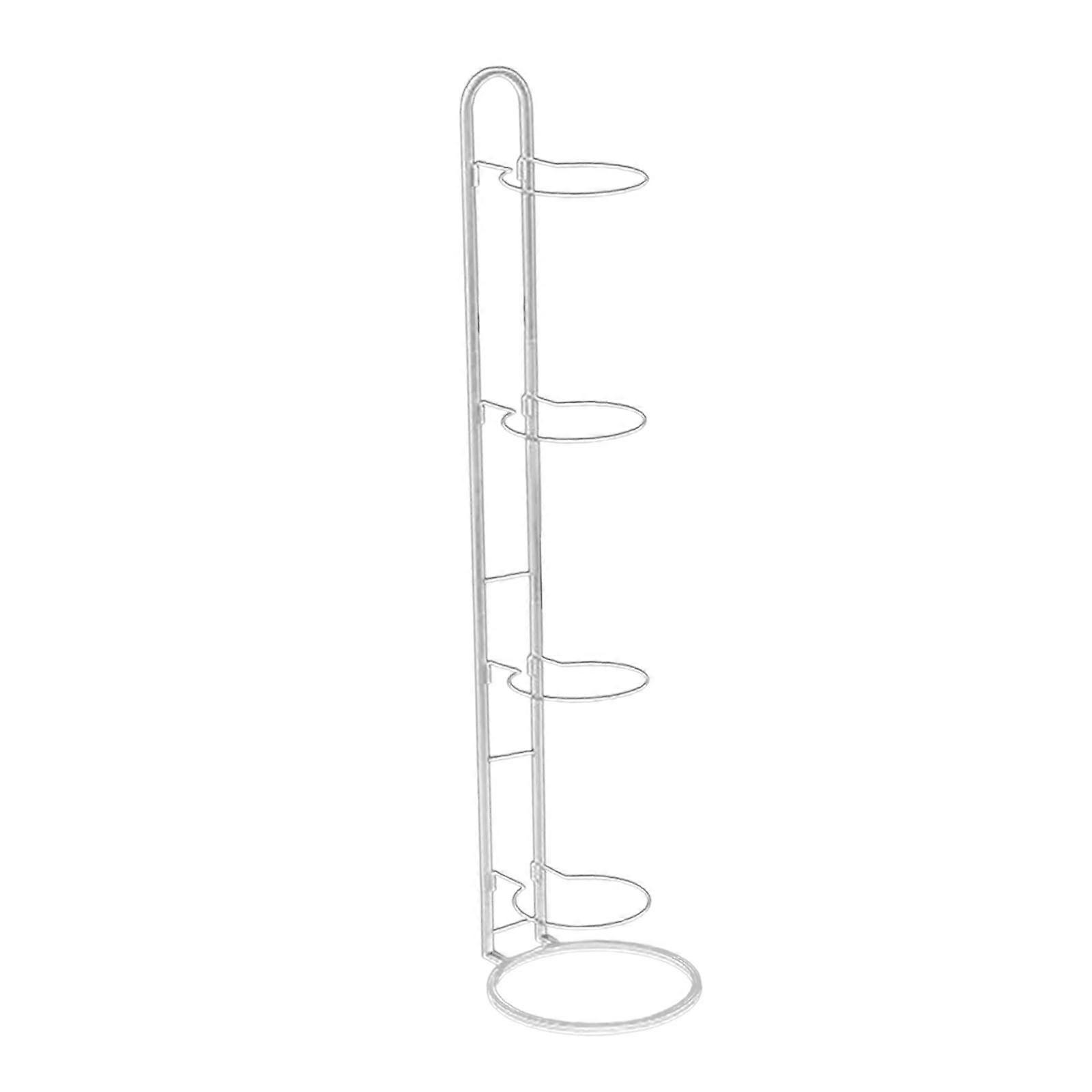 4 Tier Ball Rack Ball Storage Display Verticale Bal Wit