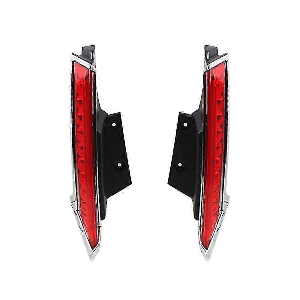 High quality2PCS For Nissan Xtrail X-trail X trail Rogue 2014 - LED DRL Rear Bumper tail light fog lamp Brake Lights Signal lamp