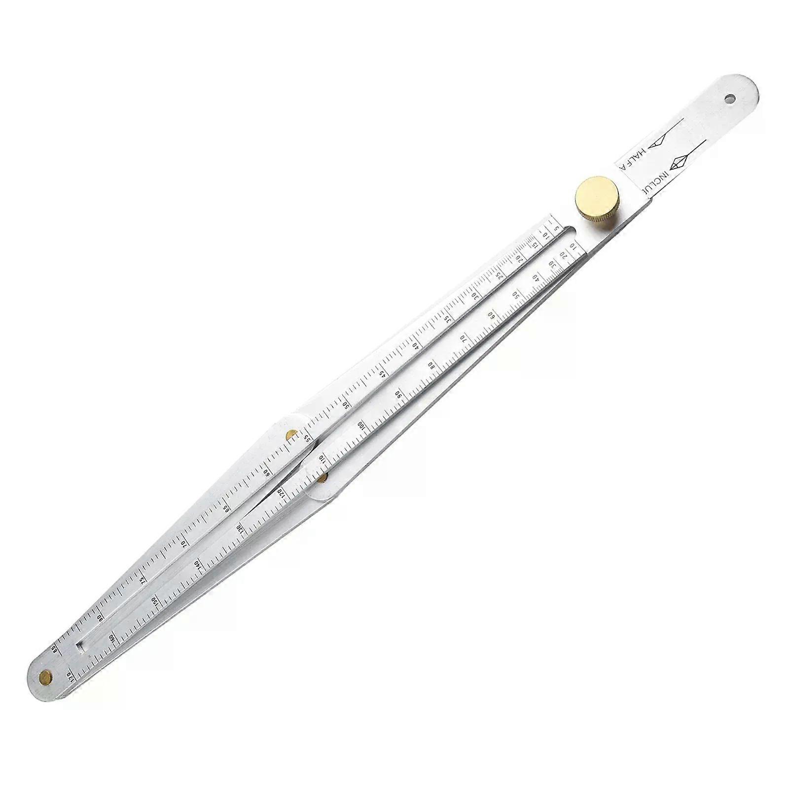 Protractor Square Protractor Silver 171cm Gauge Measurements Multi-Angle Artifact Ceiling Corner Angle Finder