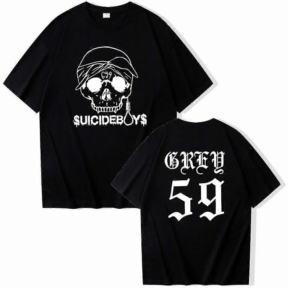 Camiseta Suicideboys G59 Tour 2023 Camisa American Hip Hop Regalo para Fan O-Neck Casual Manga Corta