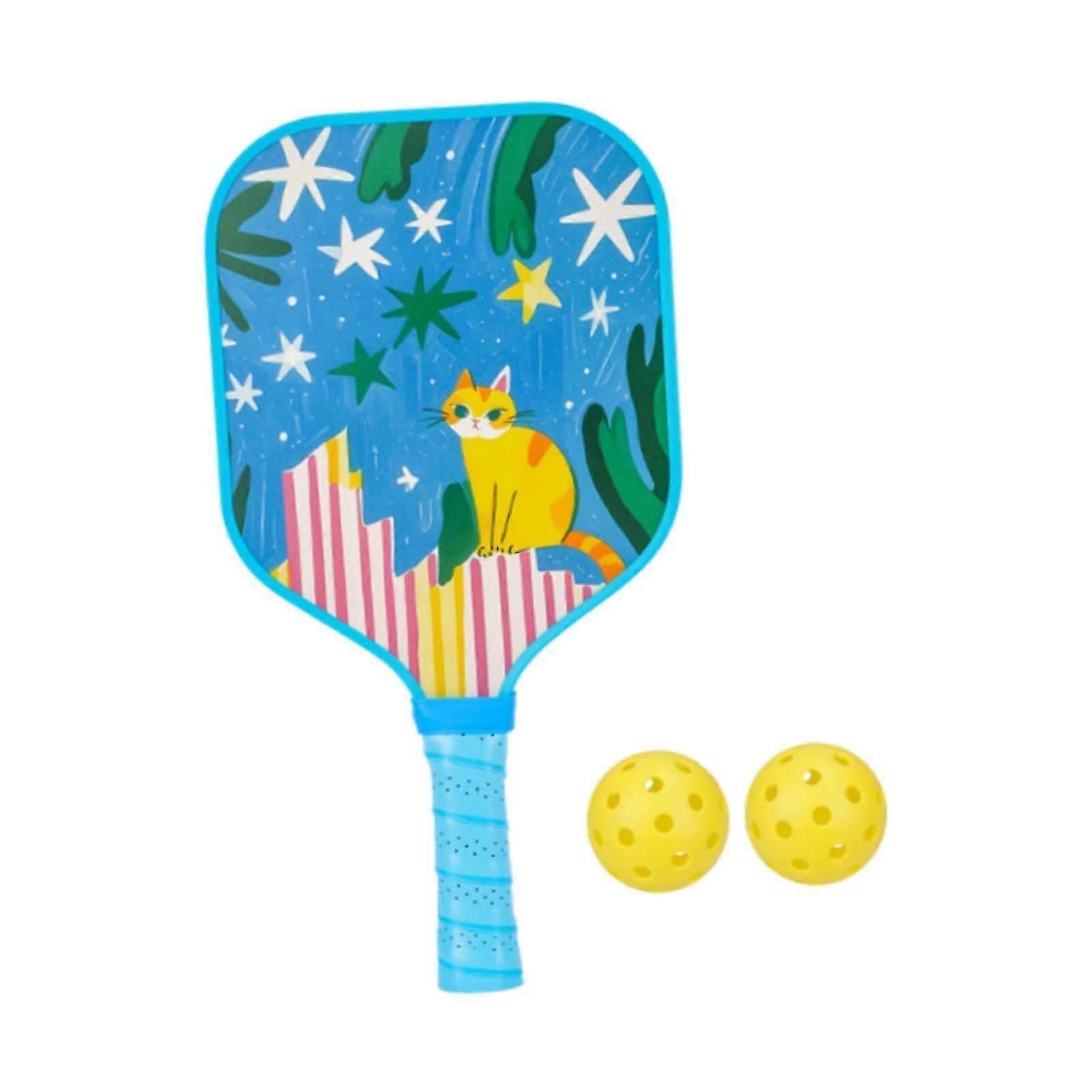 Kids Pickleball Paddle Small Grip Non-Slip Handle Short Sleeve Racket