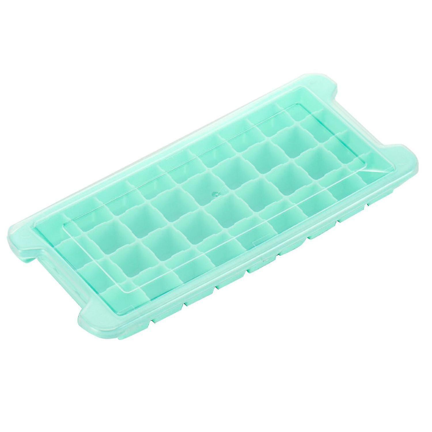 Homemade Silicone Mould Soft Easy Clean Beverage Ice Cube Tray With Lid Gift