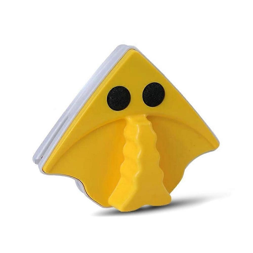 Double - Sided Window Cleaner - Yellow, Suitable for 3 - 8mm Window Glass - Efficient and Convenient Cleaning Tool