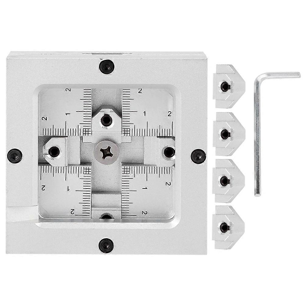 BGA Reballing Station Universal Fixed Steel Mesh Stencil Solder Aluminum Alloy Kit - HT80H with Manual Tools