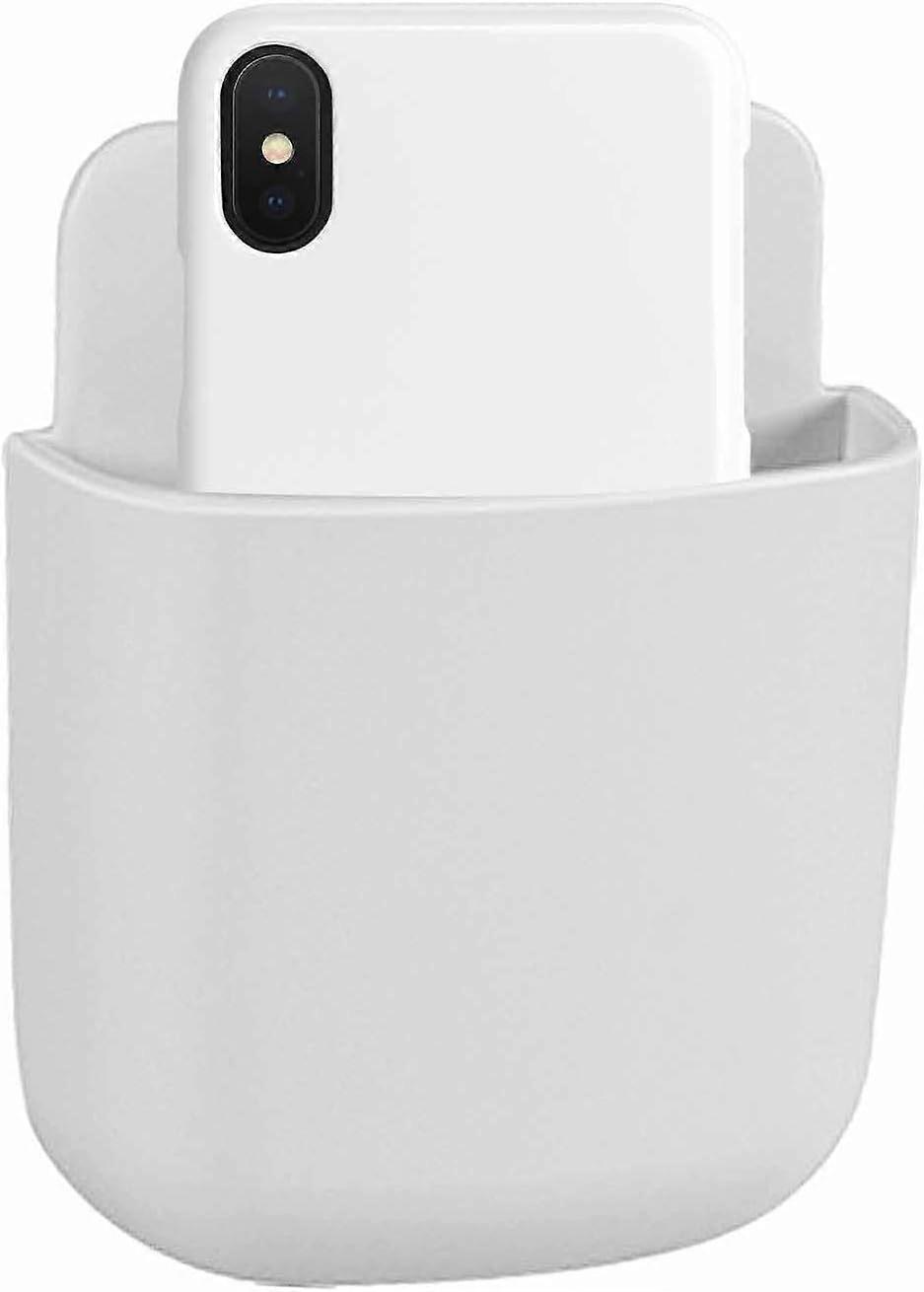 Remote Control Holder for Wall Hanging - Adhesive Media Storage Box, Multifunctional Mobile Phone Remote Control Case