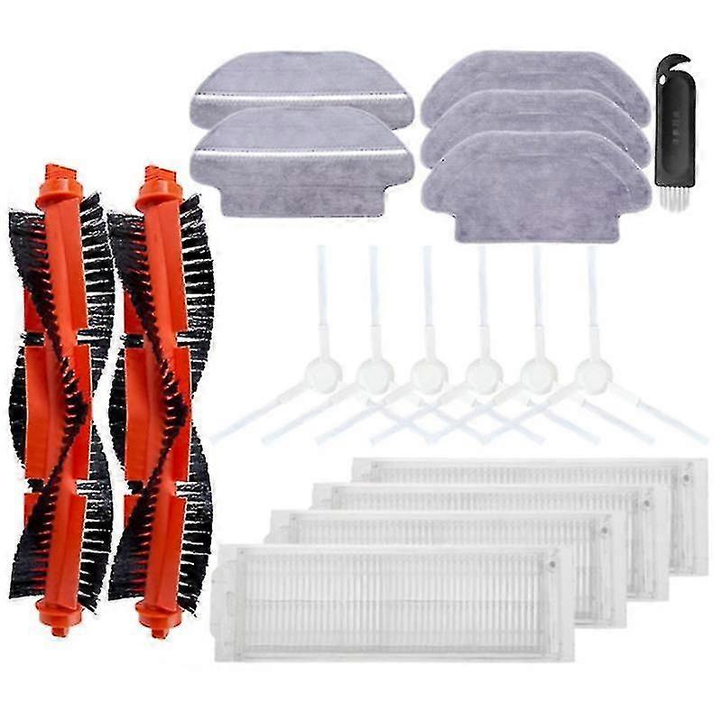 Hepa Filter Roller Spin Brush Mop Cloth For Xiaomi Lds / Conga 3490