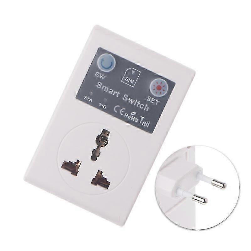 Eu/uk 220v Phone Rc Remote Wireless Control Smart Switch Gsm Socket Power Plug
