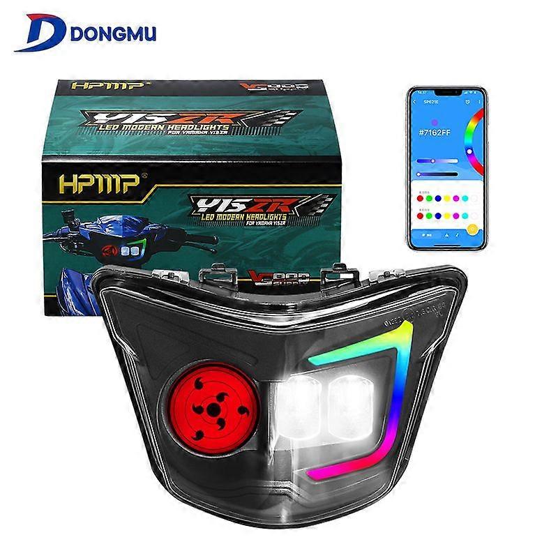 Applicable Motorcycle Yamaha Y15zr V1 Headlight Led Modified Headlight Lens Headlight For Export