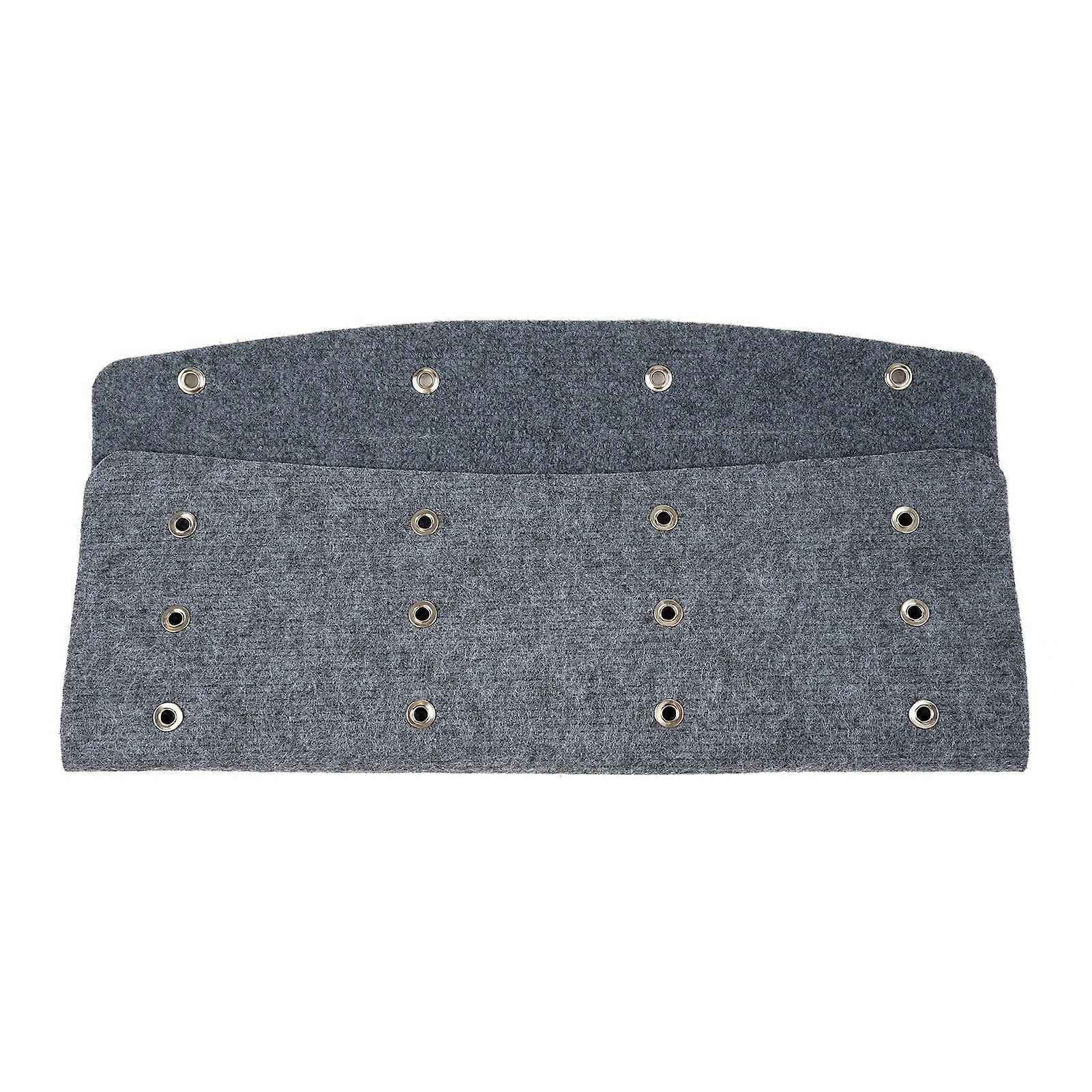 RV Step Covers, 3 Pack 20'' Wide Camper Step Covers for Radius Steps for Radius Steps, Adjustable RV Step Rug Carpets Fit 8-11'' Deep RV Stairs, Gray