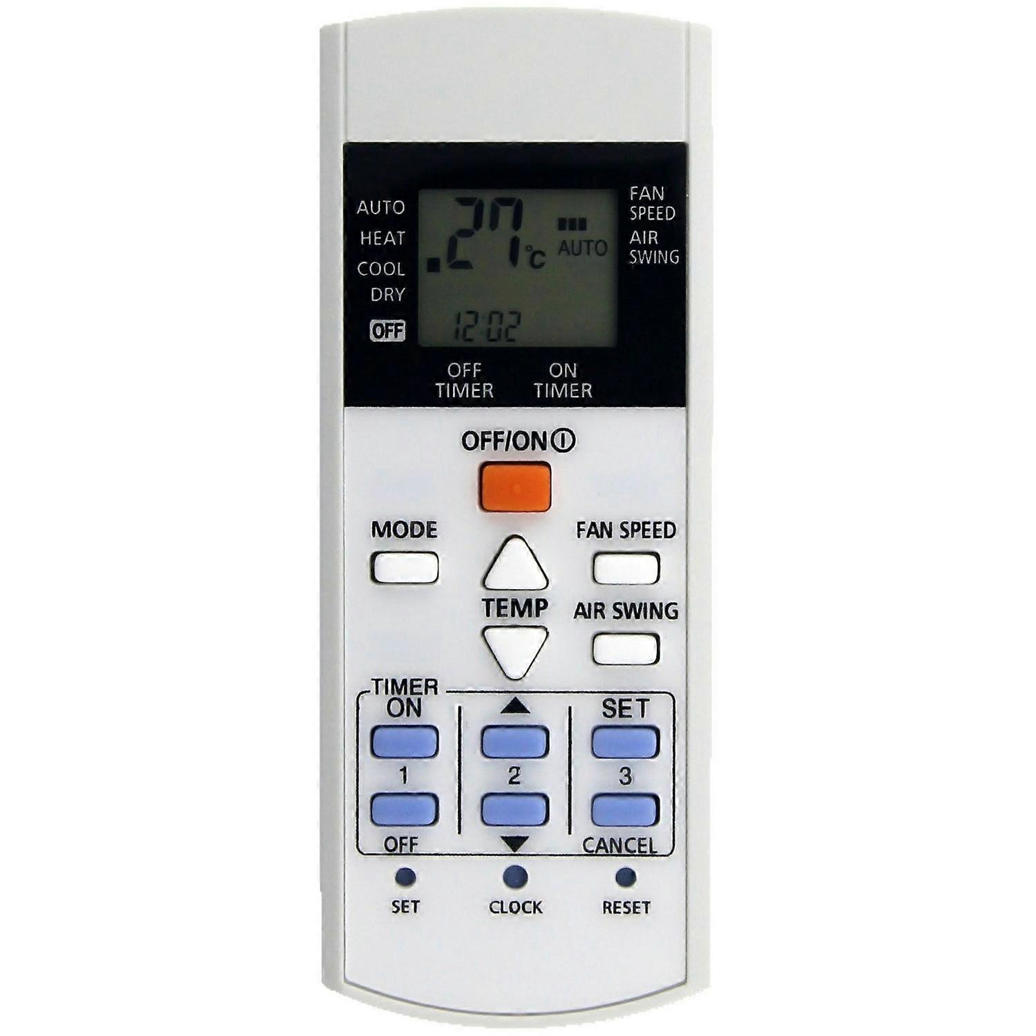 A75C3623 For Panasonic Air Conditioner Remote Control Ergonomic Replacement Wireless Controller