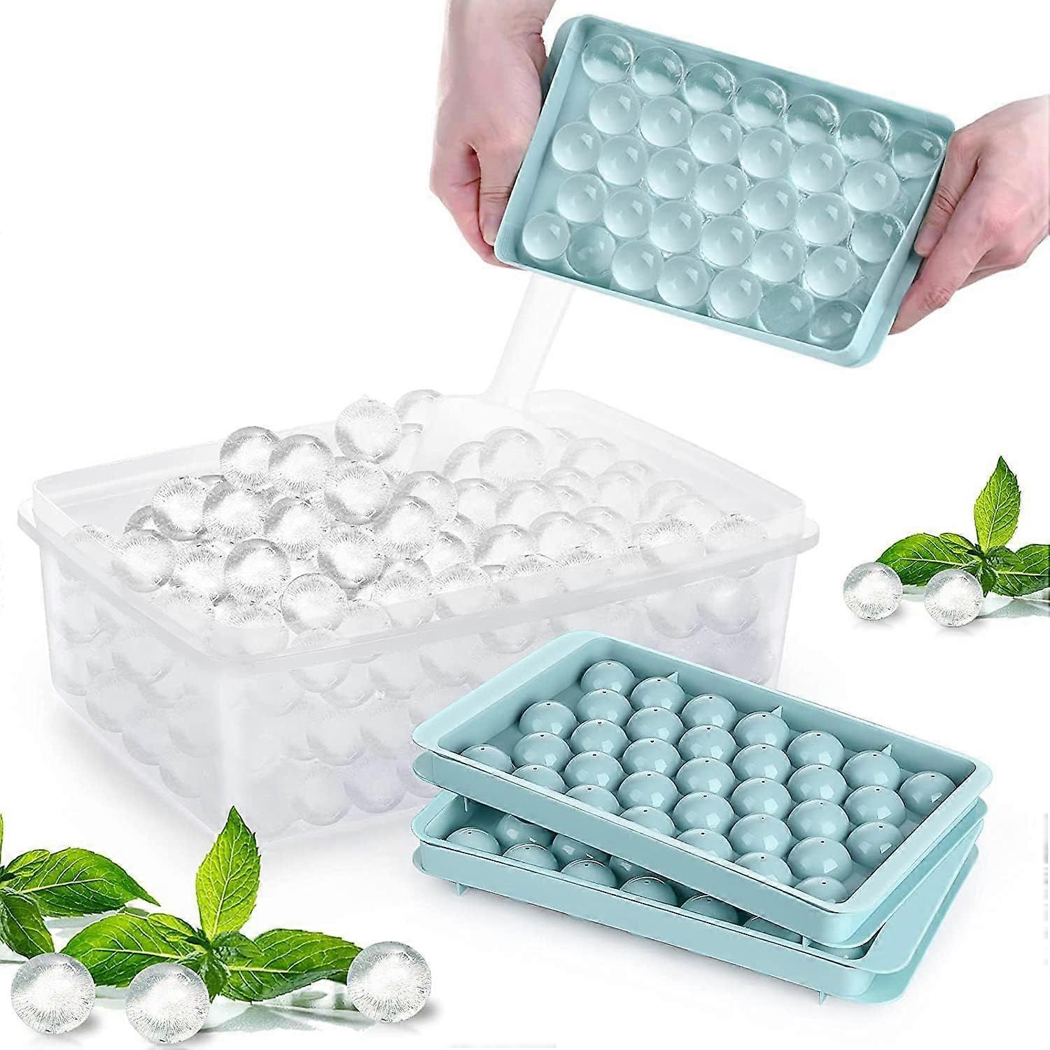 Round Ice Cube Trays (2-Pack)  Spherical Ice Molds