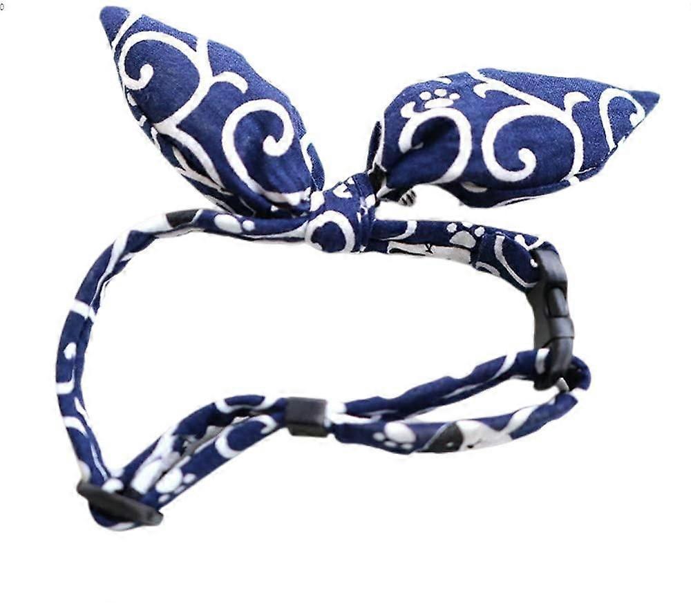 Cat Collars,Cat Collar with Bow Bowtie,Adjustable Kitten Collar and Bow Tie,Cute Fashion Neckerchief Collar Necktie for Pet Cats Kitty Puppy(XS)