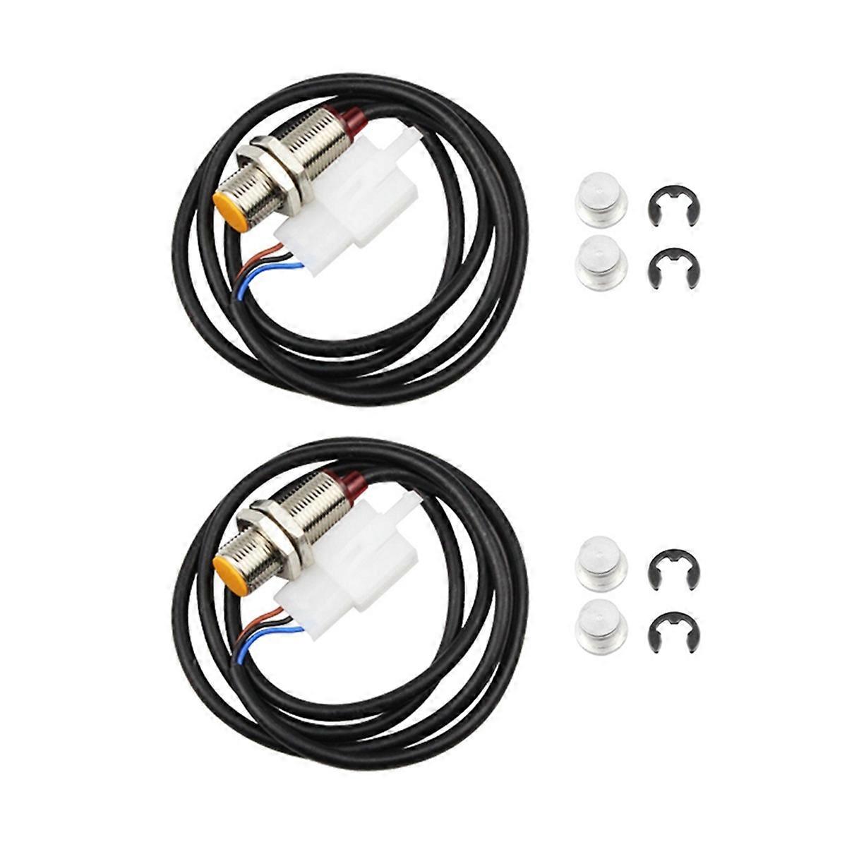 2 Pcs Sensor Cable for Motorcycle Digital Atv Odometer Speedometer Tachometer Quality