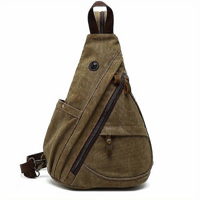 حقيبة صدر قماشية سعة كبيرة عارضة حقيبة رجالية حقيبة كتف واحد رسول حقيبة ظهر متعددة الوظائف