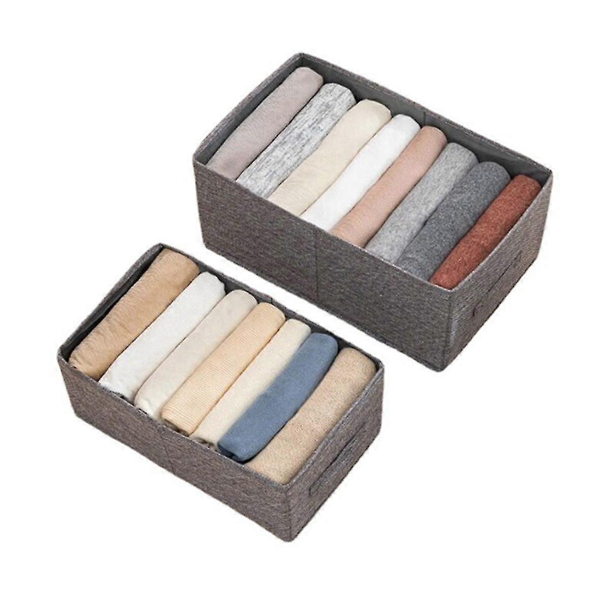 Foldable Fabric Storage Box, Extra Size, Stackable Organizer for Clothing, Sundries