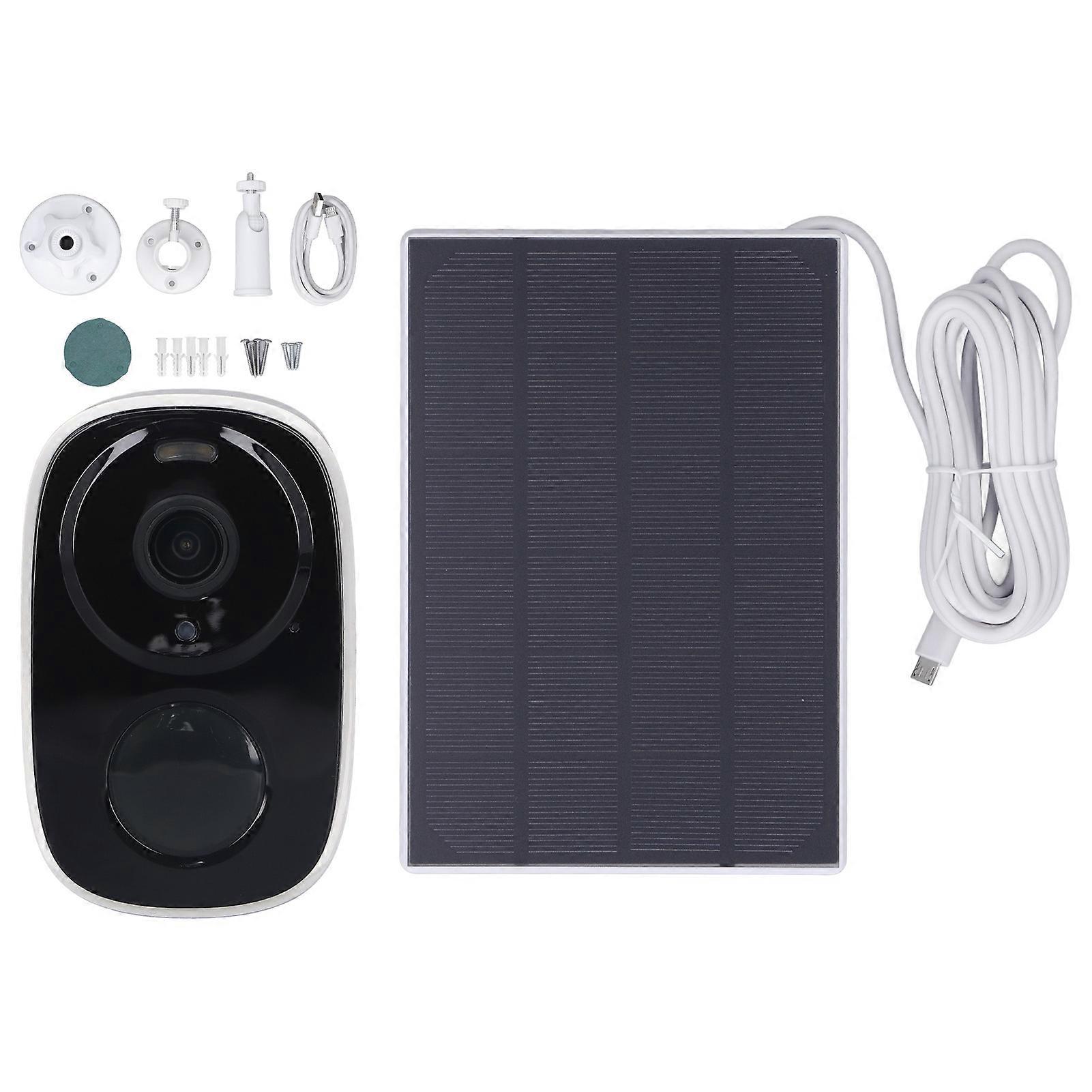 Solar Powered Outdoor Security Camera - HD, Waterproof, 365-Day Power, Easy Install