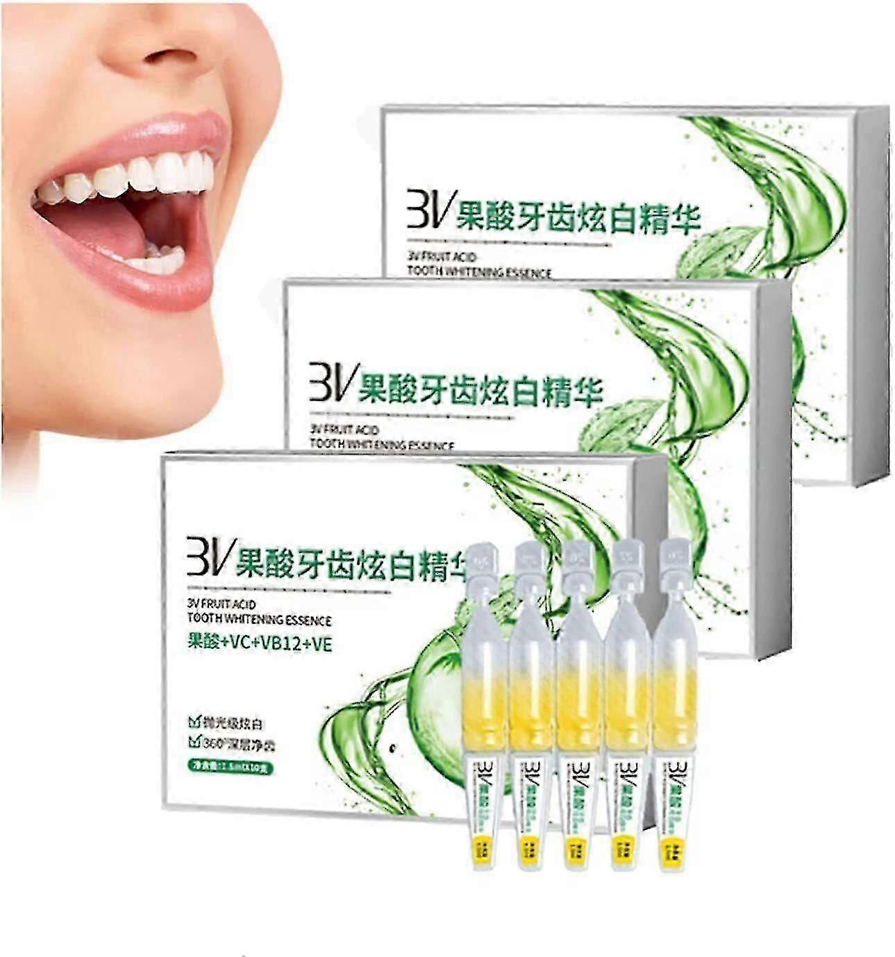 3PCS Ampoule Toothpaste, Ampoule Tooth Serum, Ampoule Essence Toothpaste
