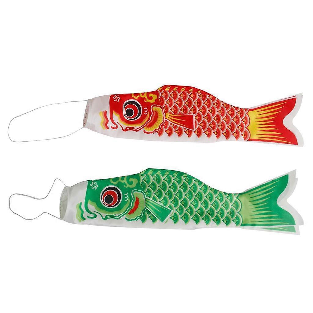2 X Japanese Carp Windsock Wind Sock Streamer Koi Sailfish 150cm