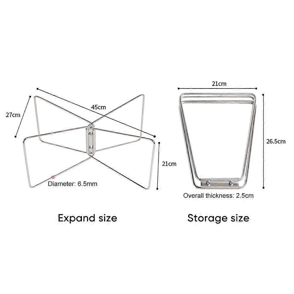 户外露营箱架便携式不锈钢远足储物箱折叠架