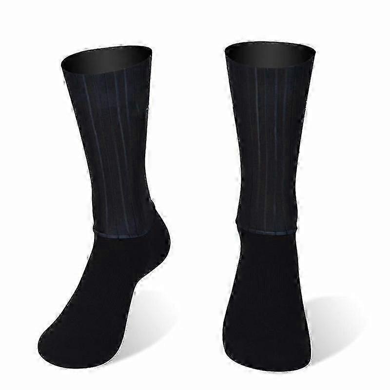 Anti Slip Silikon Yaz Aero Çorap Whiteline Bisiklet Çorap Erkekler Bisiklet Spor Koşu Bisiklet Çorap Calcetines Ciclismo