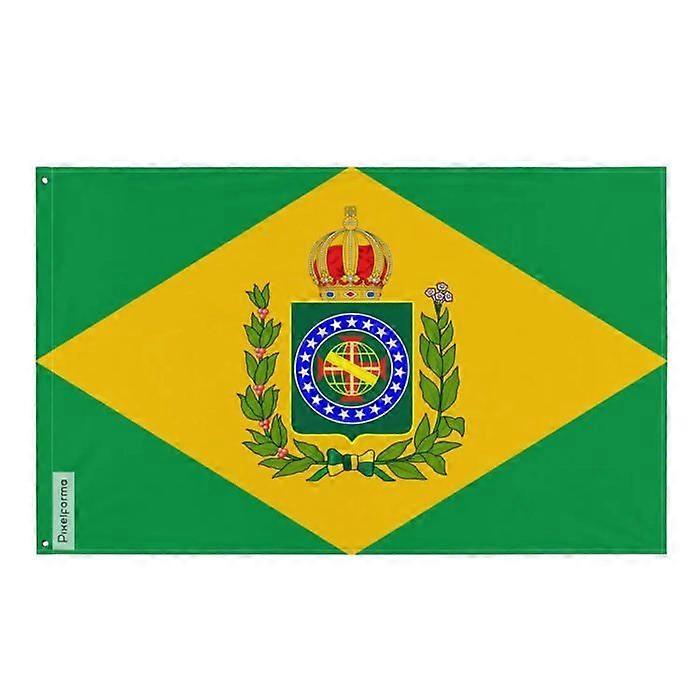 Flag of the Empire of Brazil during the first reign – 160 x 240 cm – Polyester – Iron grommets – Durable