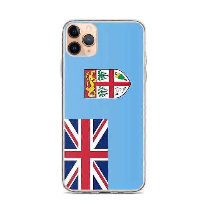 Phone Case - PIXELFORMA - Fiji Flag - Compatible with iPhone 11 Pro Max - Flexible - Shockproof