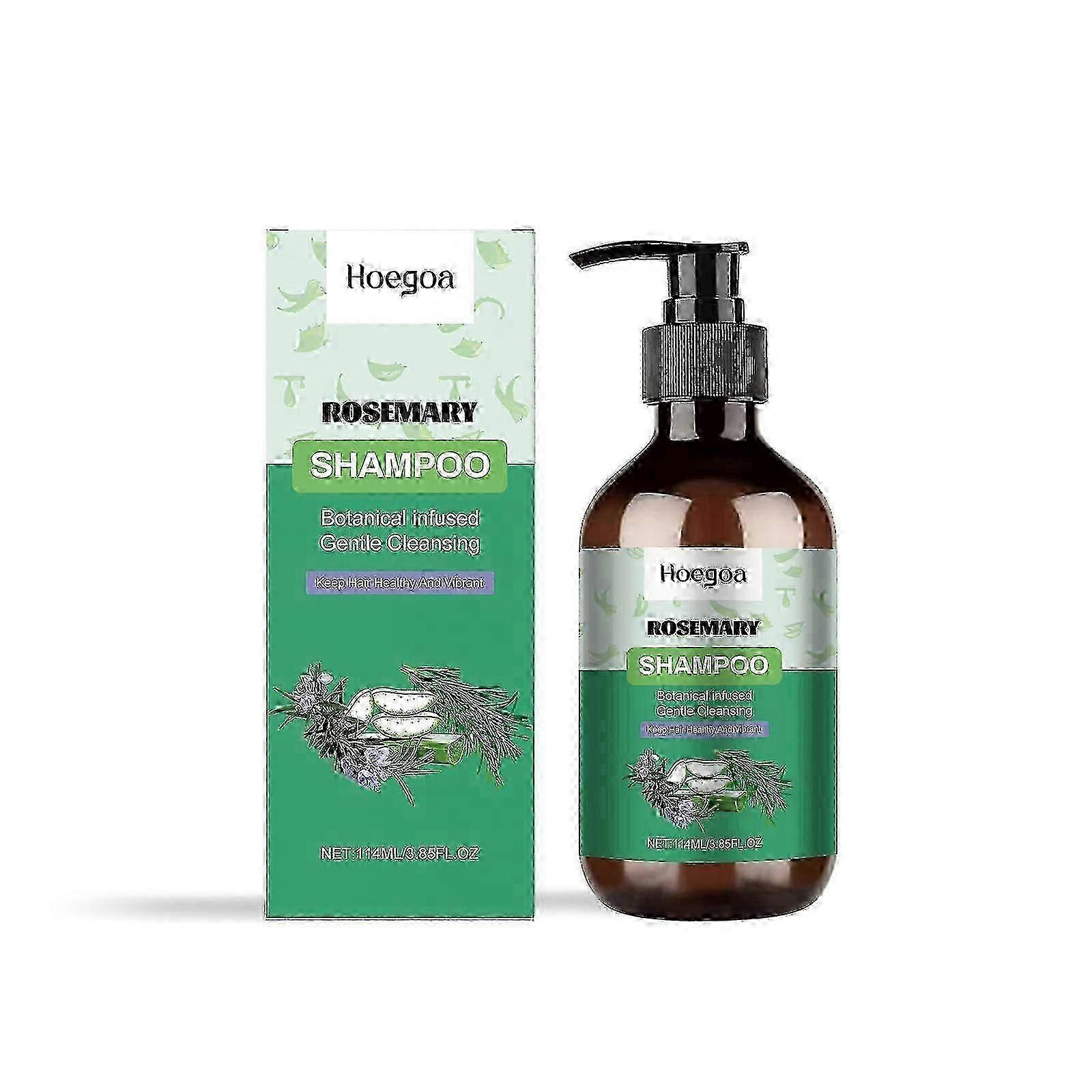 Hoegoa rosemary shampoo nourishes and nourishes, moisturizes, shines, smoothes and cleanses the scalp shampoo