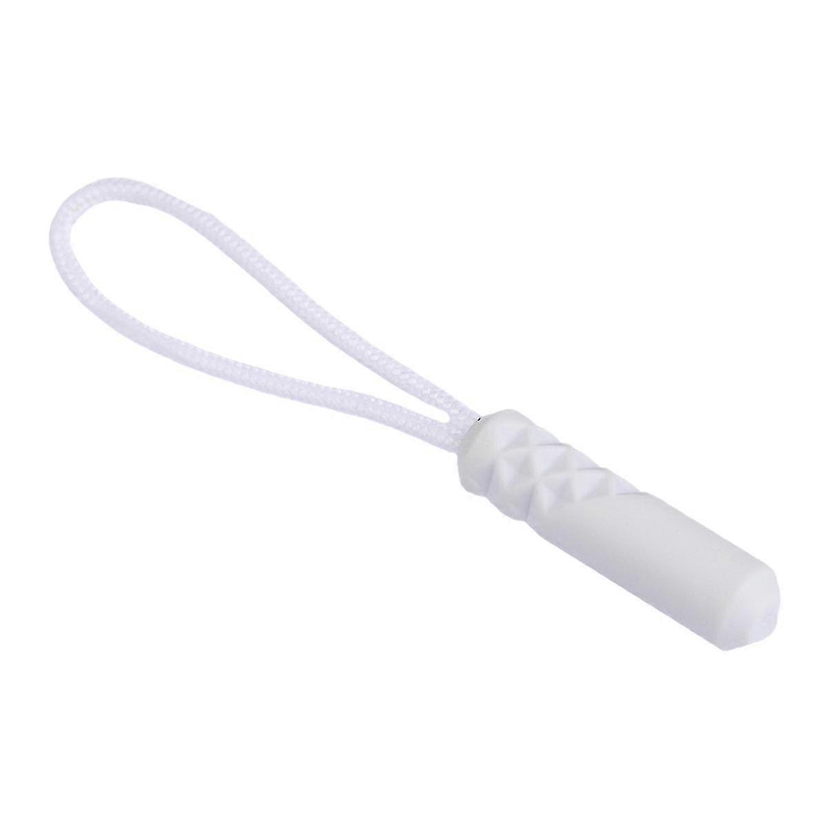 Plastic Zipper Puller, Plastic Puller, Climbing Zipper Tail Rope, Backpack Zipper Rope White