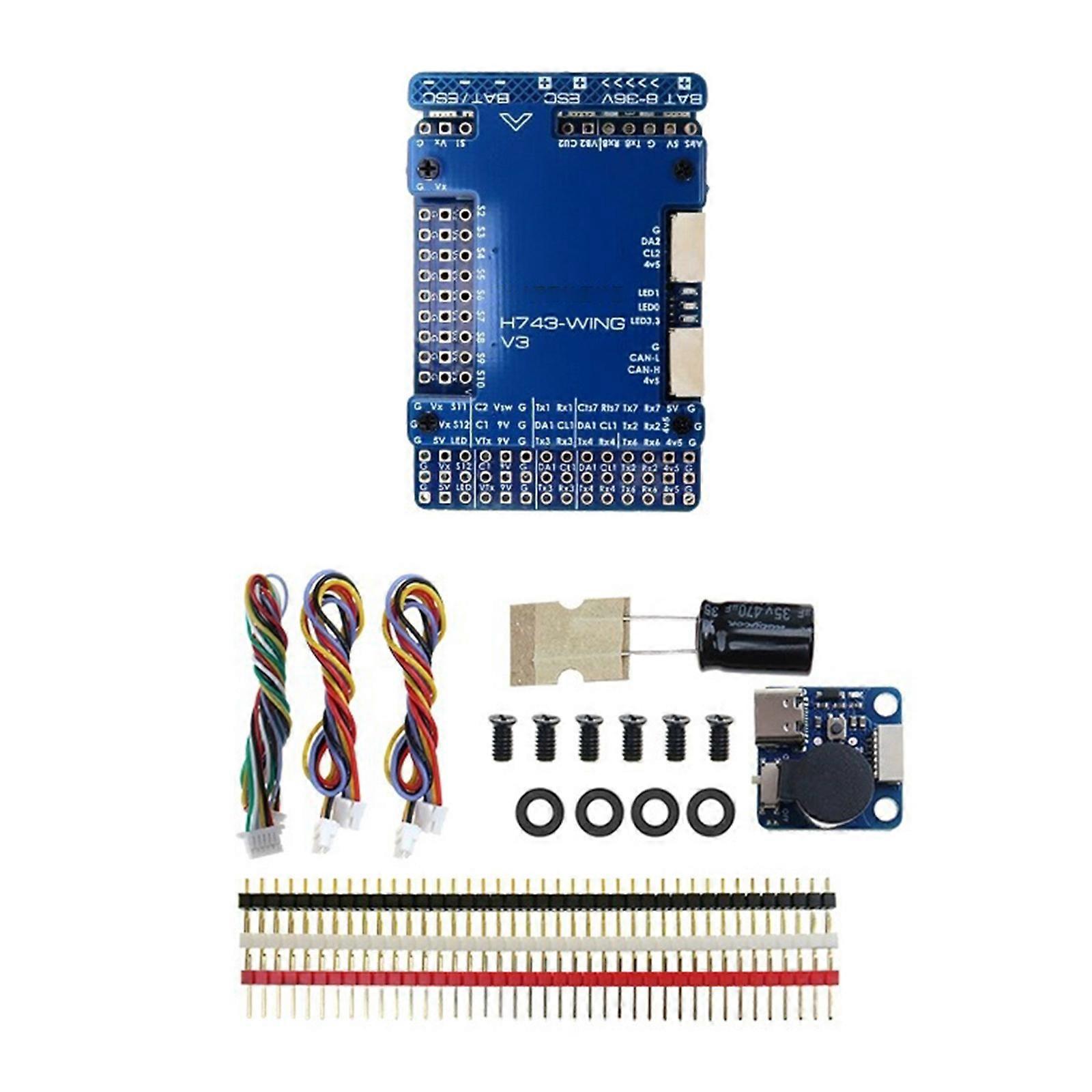 Flight Controller H743V3 With 2 and High Precisions Current Sensors for Drones