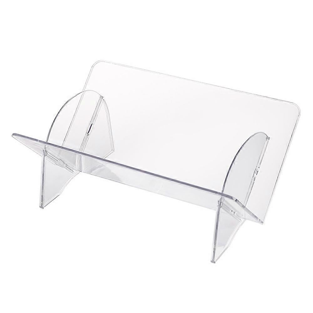 Storage Boxes Tilted Desktop File Organizer Book Stand Document Holder Reading Rack Storage Shelf Transparent
