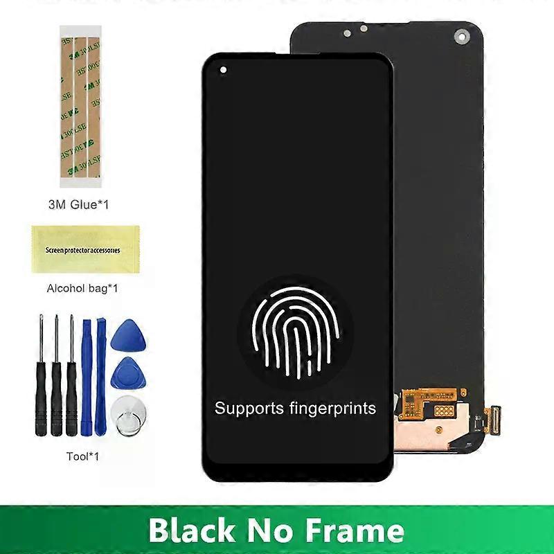 AMOLED For OPPO 6.43''Reno5 Lite For Reno 5 Lite CPH2205 LCD Display Touch Screen Digitizer Assembly Replacement