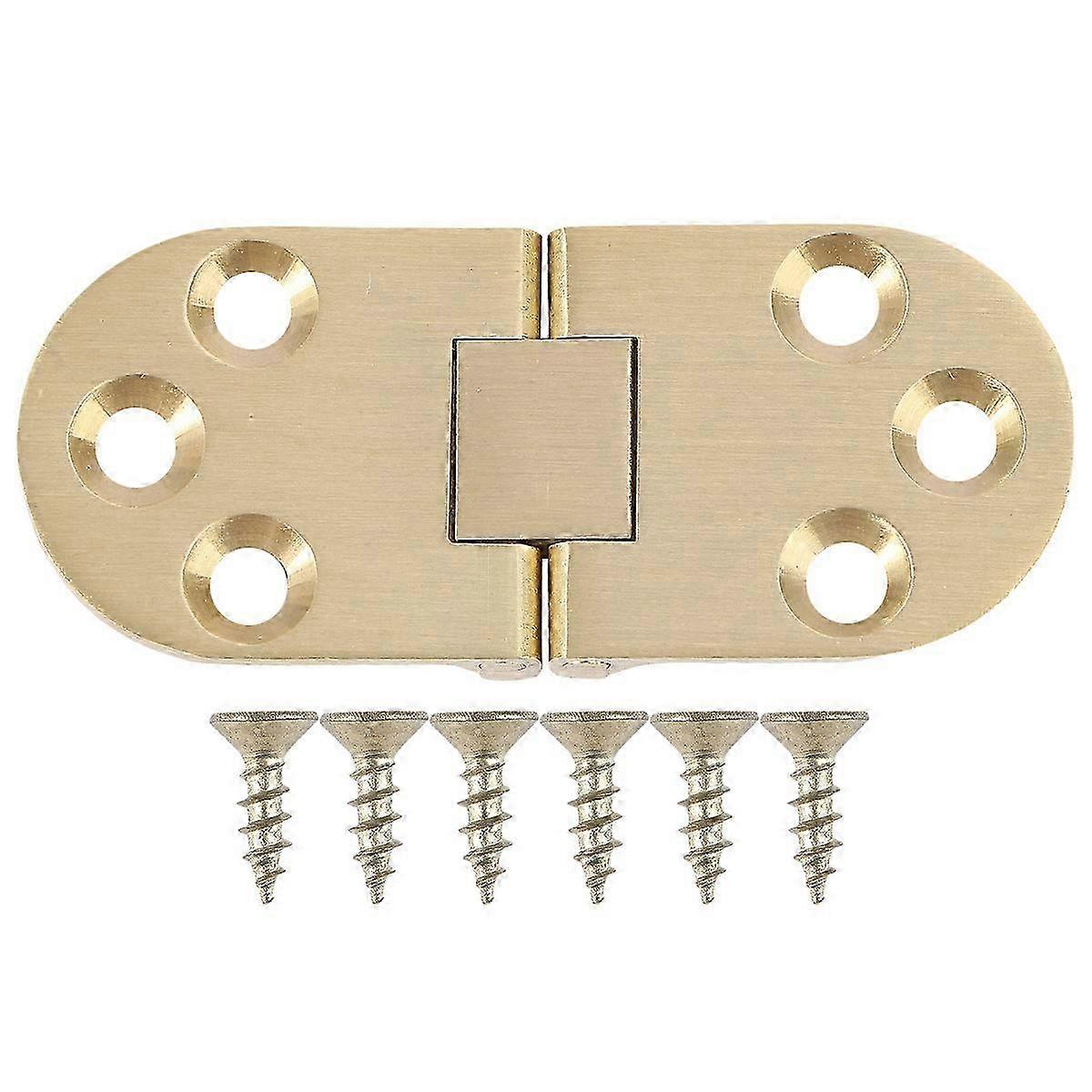 Solid Brass Hinges Connectors Screws for Table Folding Table Cabinet Door