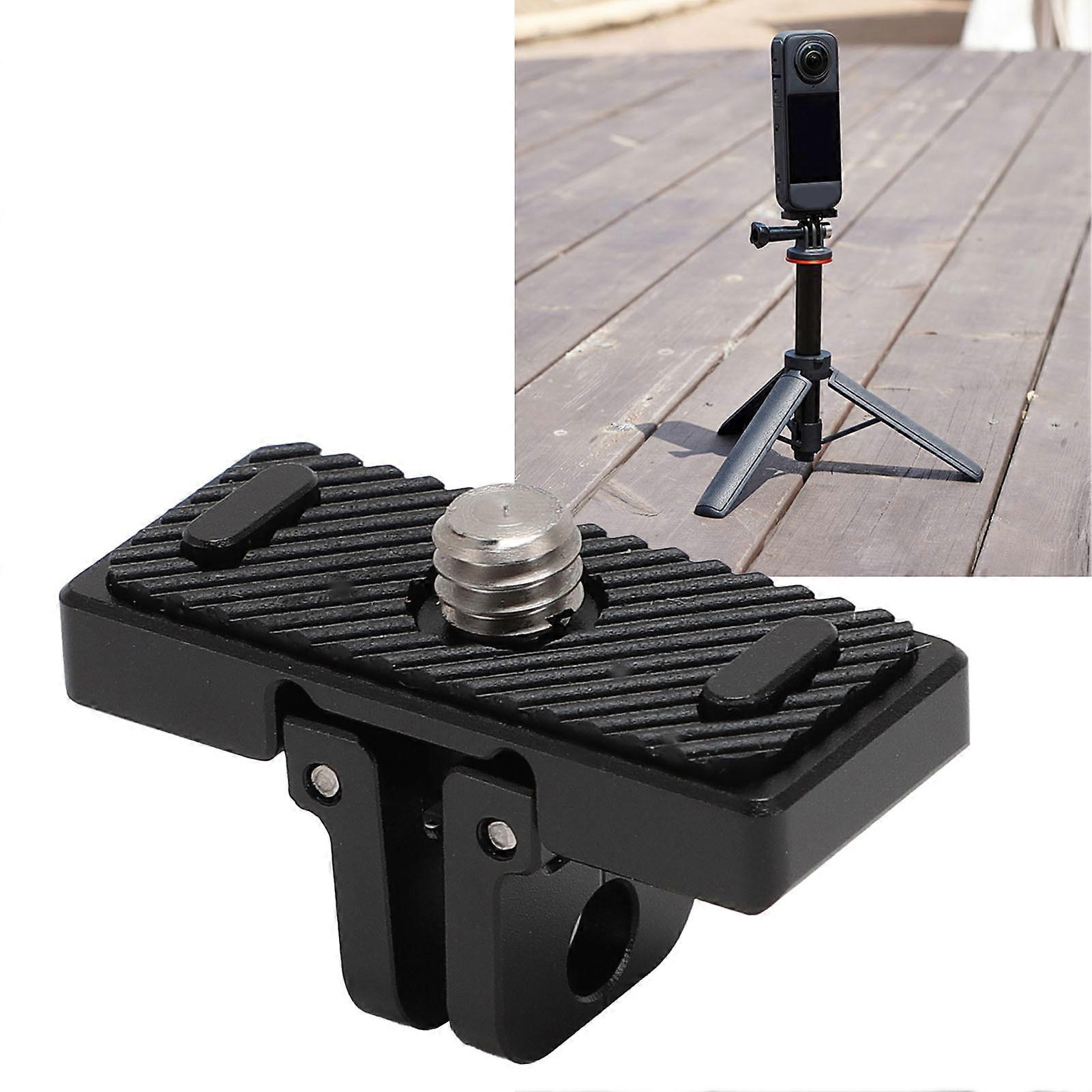 Magnetic Adapter Mount for X4 Aluminum Alloy Foldable Action Camera Quick Release Adapter Extension Base with 1/4 Inch Thread 