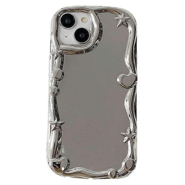 Compatible For iPhone 14 TPU Case Electroplating Mirror Surface Drop-proof Mobile Phone Cover