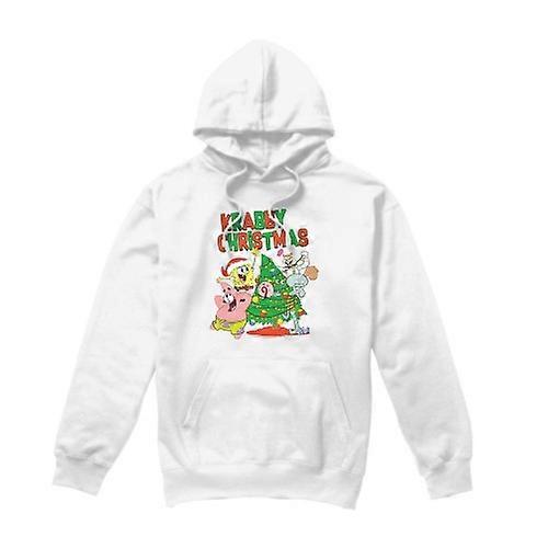 SpongeBob SquarePants Mens Decorating Christmas Tree Hoodie