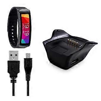 Laddningsdocka Laddstation med kabel för Smart Watch Samsung Gear Fit (R350)