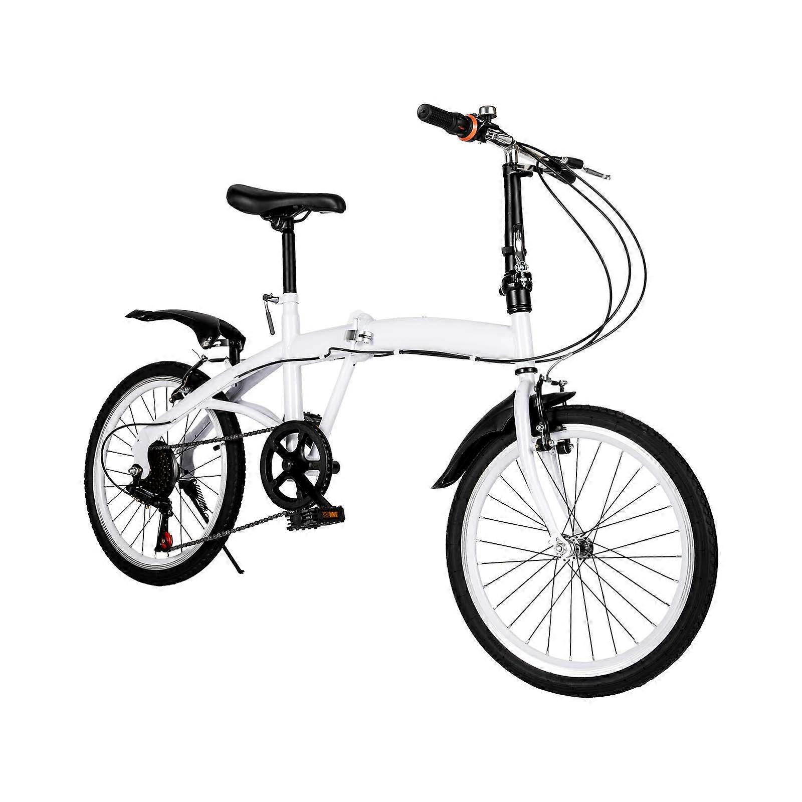 Folding Bike 20 Inch with 7-Speed Derailleur, Quick Folding System, Adult & Child Friendly, Ideal for Commuting and Outdoor Sports