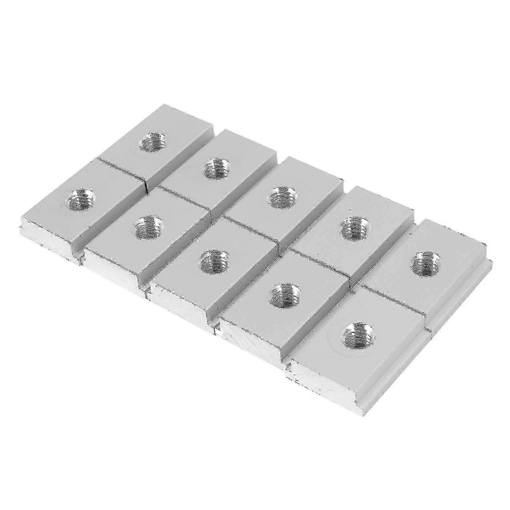 2024 M8 T-track Slider Piuliță glisantă aliaj de aluminiu T piuliță compatibilă cu uneltele de prelucrare a lemnului Jigs Slot Slot Fasten