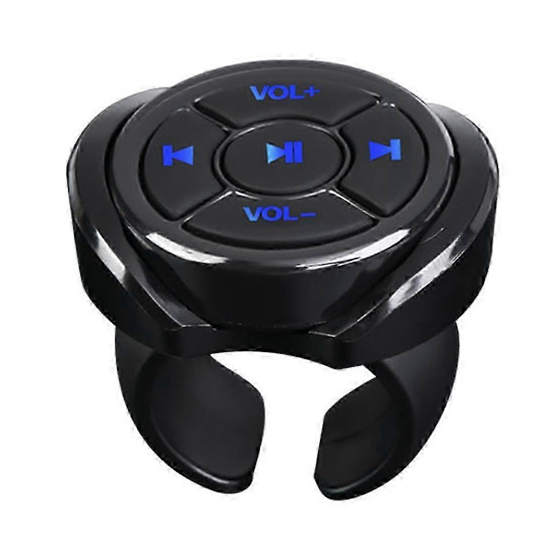 Wireless Bluetooth Remote Controller for Car Motorcycle Bike Steering Wheel Music Playback Control