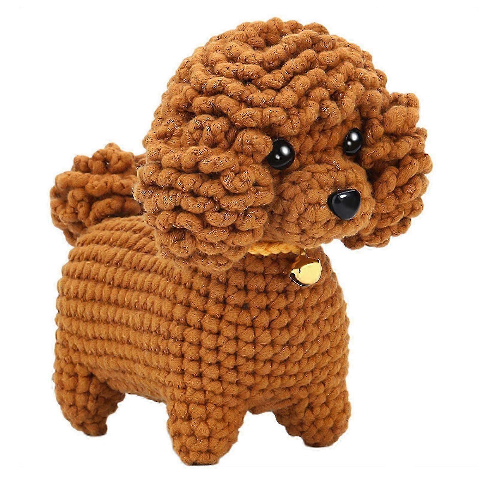 Complete Crochet Animal Kit Step-by-Step Beginner-friendly Easy-Spin Yarn Crochet Set Tutorials Easy Yarn Crochet Hook