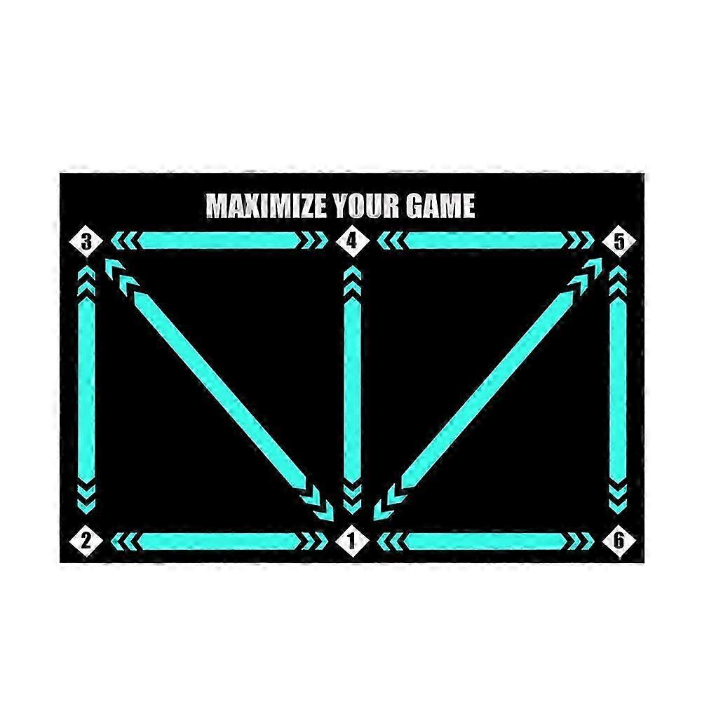 حصيرة تدريب كرة القدم ، حصيرة تدريب كرة القدم ، حصيرة رياضية صامتة مضادة للانزلاق حصيرة تدريب امتصاص الصدمات ، حصيرة سرعة التدريب