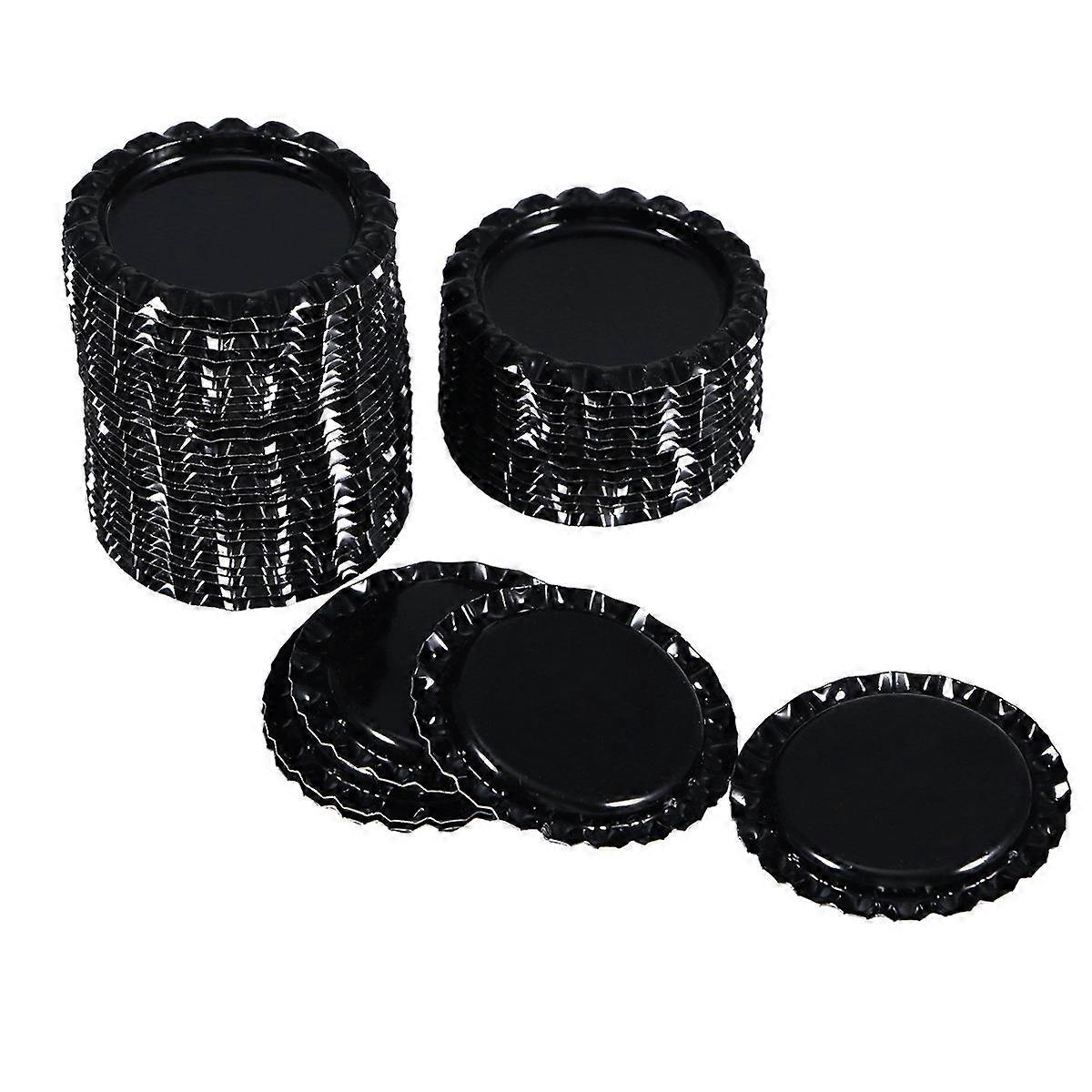 Creative Bottle Cap Sealed Bottle Caps Circular Tinplate For Adults 100Pcs