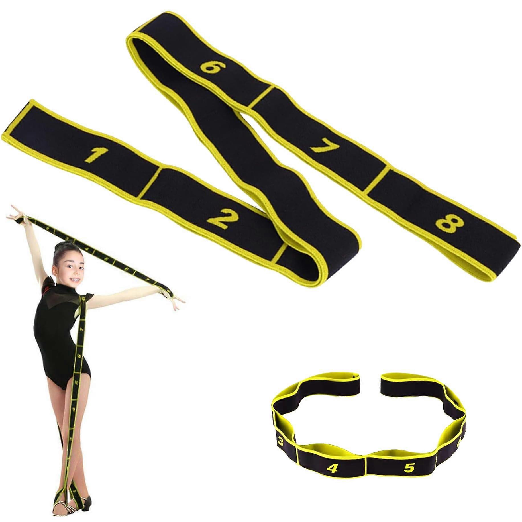 Stretch Bands Yoga Straps for Stretching Elastic Stretch Bands with Bows for Ballet Dance Dance