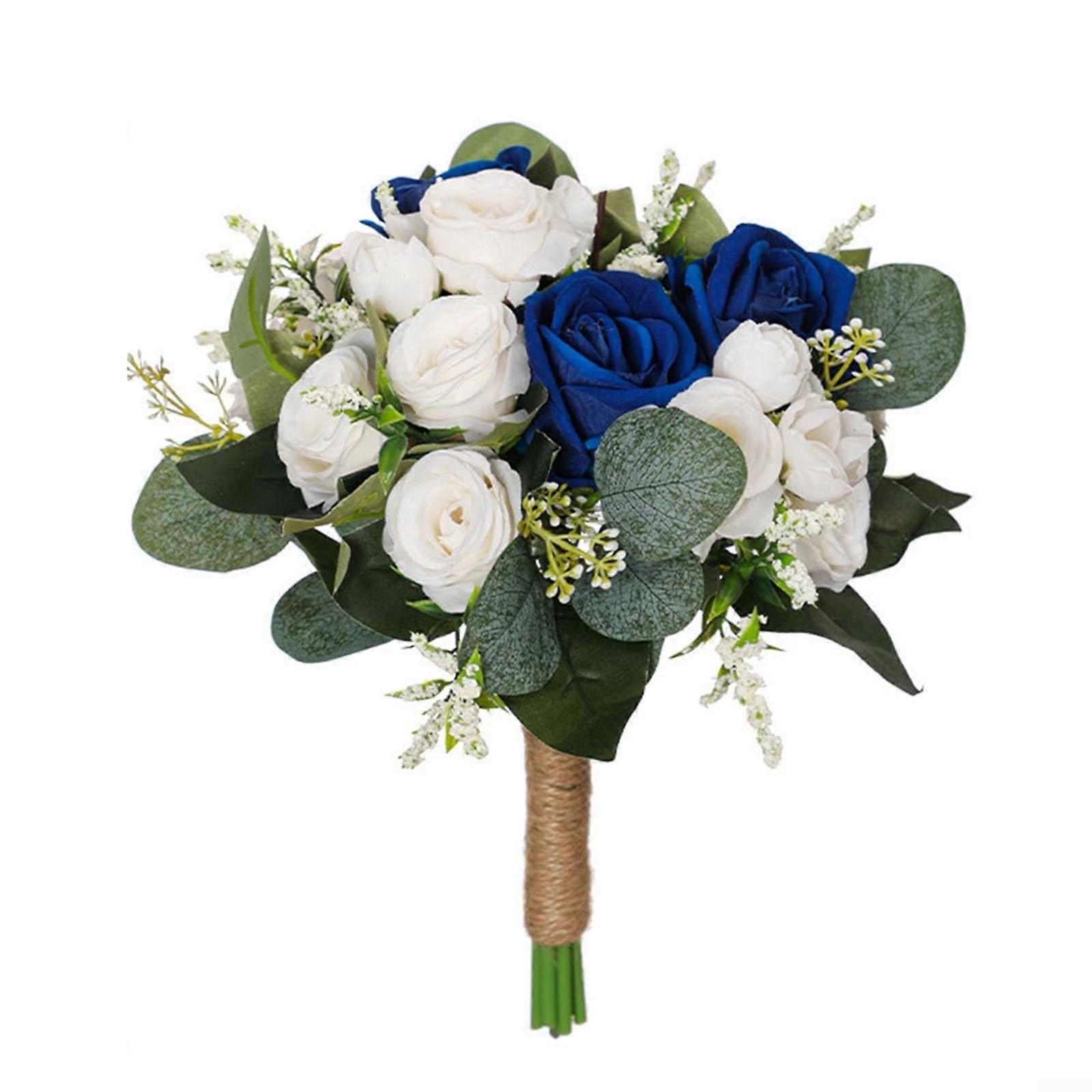 Beautiful artificial bridal bouquet, express your sincere affection with roses (B)